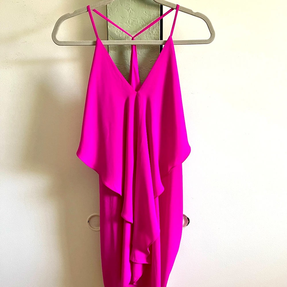 Lulus Fushia party dress